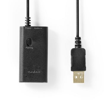 Bluetooth® Transmitter | Connection input: 1x 3.5 mm | AptX ™ Low latency / AptX™ / SBC | Up to 2 Devices | Black Bluetooth® Transmitter | Connection input: 1x 3.5 mm | AptX ™ Low latency / AptX™ / SBC | Up to 2 Devices | Black